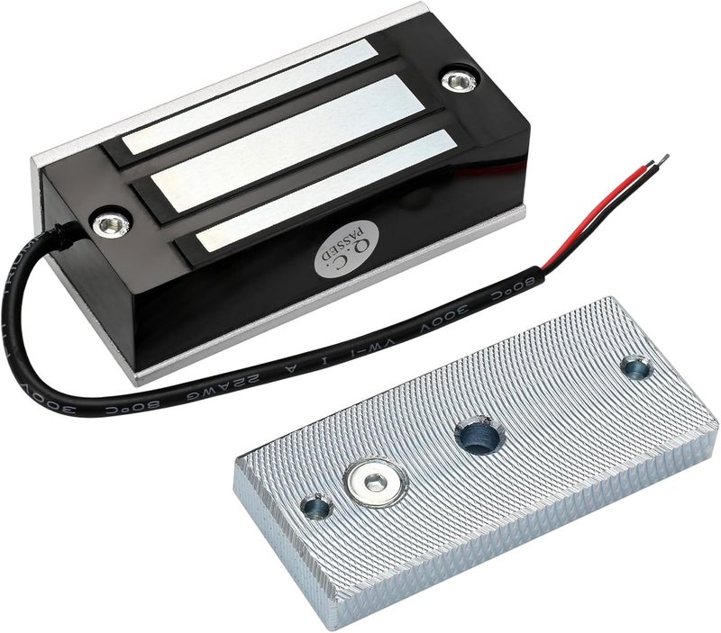 ANWENGJ Electromagnetic Lock 130LBS 60KG Holding Force Electric Magnetic Door Lock 12V Fail Safe NC Mode for Access Control System - Image 1